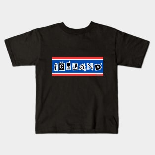 Iceland T-Shirt Reykjavik to Akureyri Beautiful Nordic Blue Lagoon Kids T-Shirt